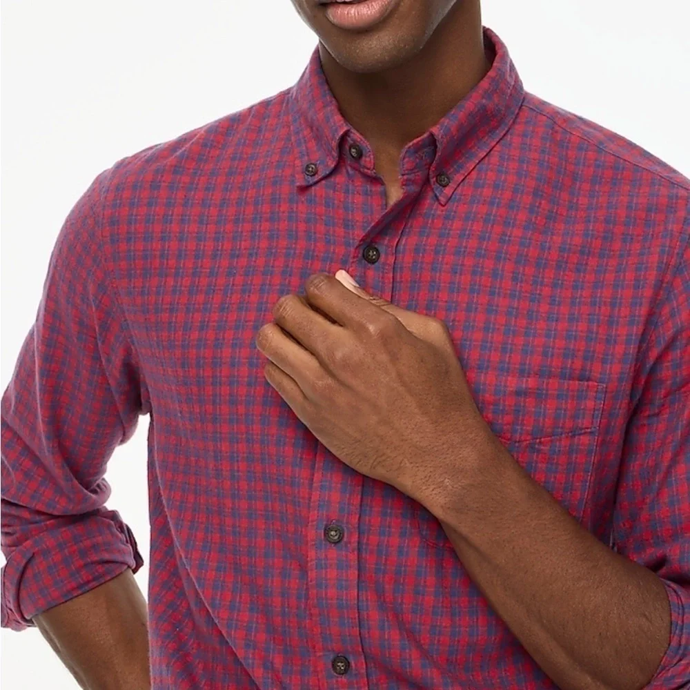 J crew Brushed twill shirt